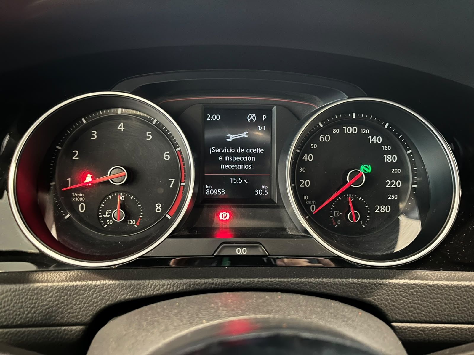 2019 Volkswagen Golf 2.0 GTI Dsg Navegación Piel At